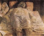 MANTEGNA, Andrea Dead Christ oil on canvas